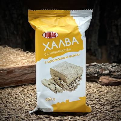 Халва «Соняшникова» с ароматом ванили Lukas · 200 г